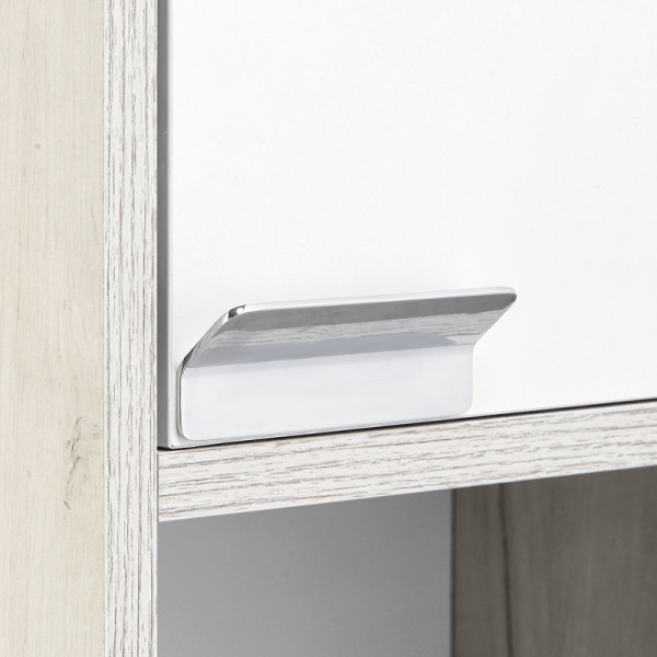 Шкаф Aquaton 1-ств. Флай Бел/Дуб Крафт бел прав (1A237903FAX1R)