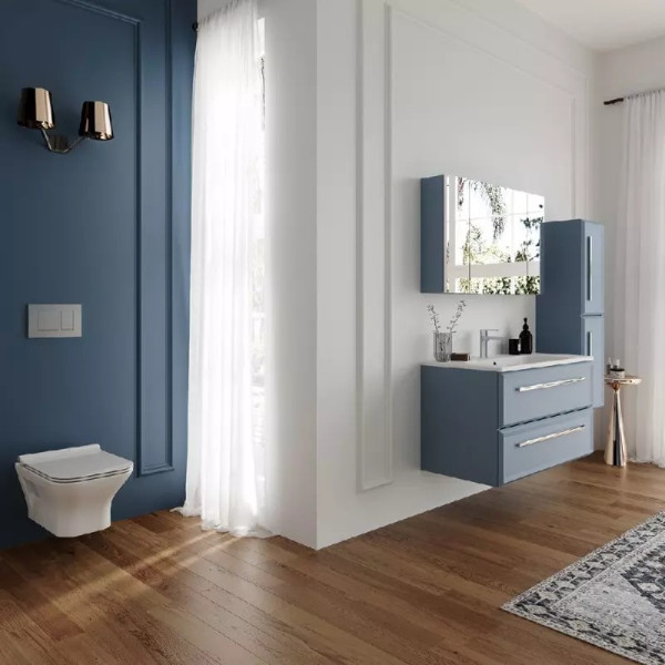 Унитаз подвесной Serel Nita 52x35,5 с ободком, с сиденьем микролифт Zeta (NT10SL)