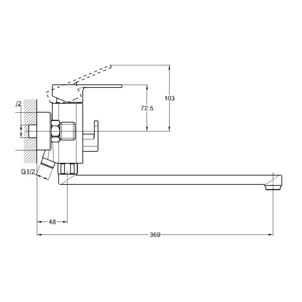 Смеситель для ванны и душа G.lauf хром, с душевым гарнитуром (GOR7-A058) Смеситель для ванны и душа G.lauf хром, с душевым гарнитуром (GOR7-A058)