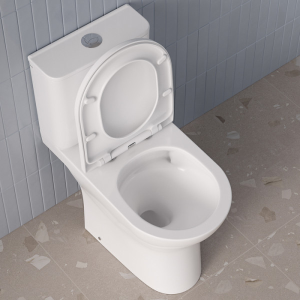 Унитаз-компакт безободковый с системой смыва Торнадо Zodiac Iddis (ZODRDSEi24)