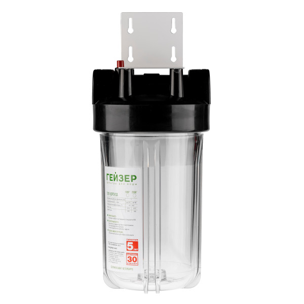 Фильтр колбовый Гейзер 1" 10BB (прозрачный, для холодной воды) (50687) Фильтр колбовый Гейзер 1" 10BB (прозрачный, для холодной воды) (50687)