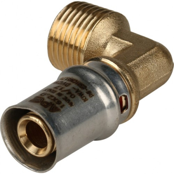 Соединение угловое 16*1/2"Н Stout (пресс) SFP-0011-001216 Соединение угловое 16*1/2"Н Stout (пресс) SFP-0011-001216