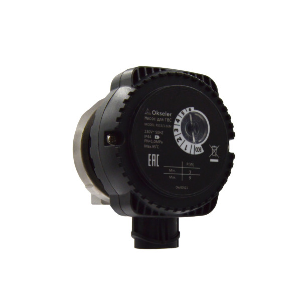 Насос циркуляционный для ГВС Okseler RS 15/1.5EM (Oks00521) Насос циркуляционный для ГВС Okseler RS 15/1.5EM (Oks00521)