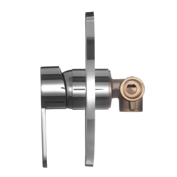 Смеситель для душа встраиваемый Swedbe Platta подключение на 1 выход хром (5517) Смеситель для душа встраиваемый Swedbe Platta подключение на 1 выход хром (5517)