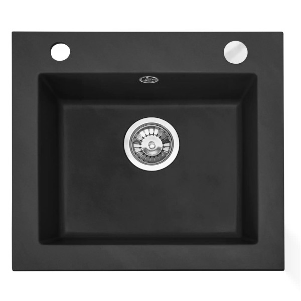Мойка для кухни Rea west black гранит 48,5x44x17 черная (ZLE-00120)