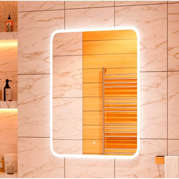 Зеркало с подсветкой Континент Glamour Led 800х1200 (ЗЛП861) Зеркало с подсветкой Континент Glamour Led 800х1200 (ЗЛП861)