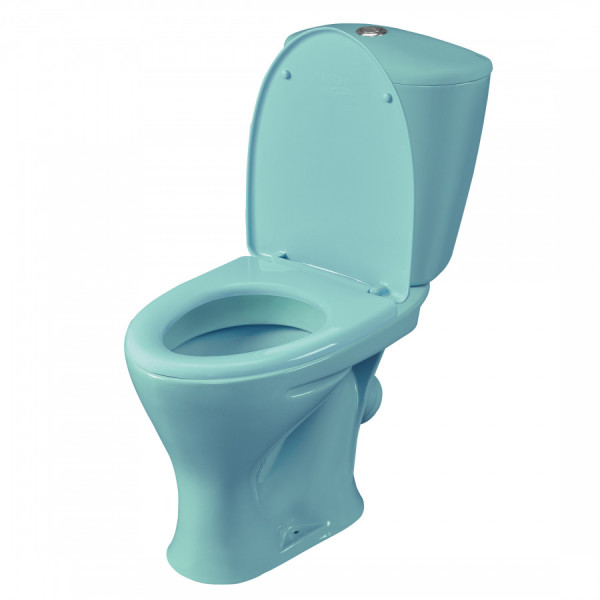 Унитаз-компакт Santeri Версия голубой 635x385x811 с сиденьем полипропилен голубой (1.P401.5.S06.00B.F)
