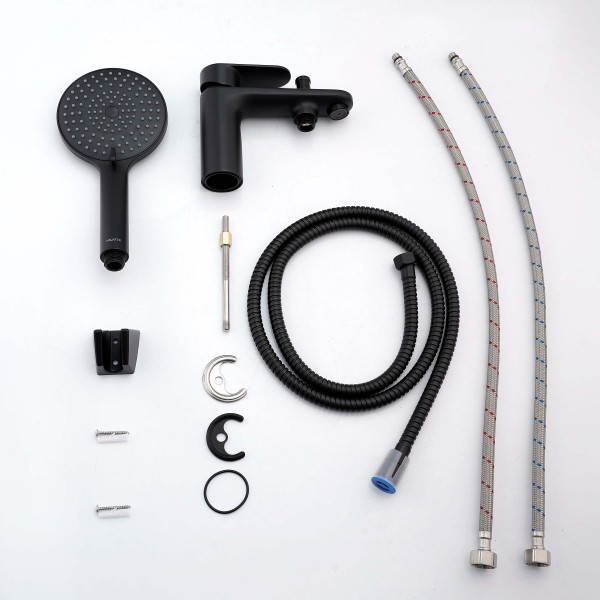 Смеситель на борт ванны Aquatek Ника черный матовый (AQ1844MB) Смеситель на борт ванны Aquatek Ника черный матовый (AQ1844MB)