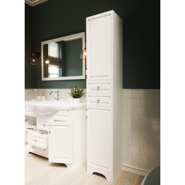 Тумба напольная 1Marka Прованс 810*475*850 белая (У94490)