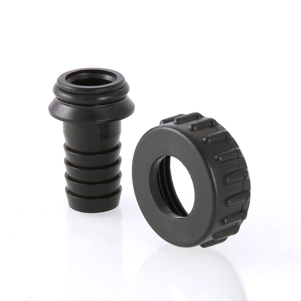 Штуцер с накидной гайкой 3/4"(18) ЕК для сливного крана Valtec (ABS пластик) VTr.654.NE.0510