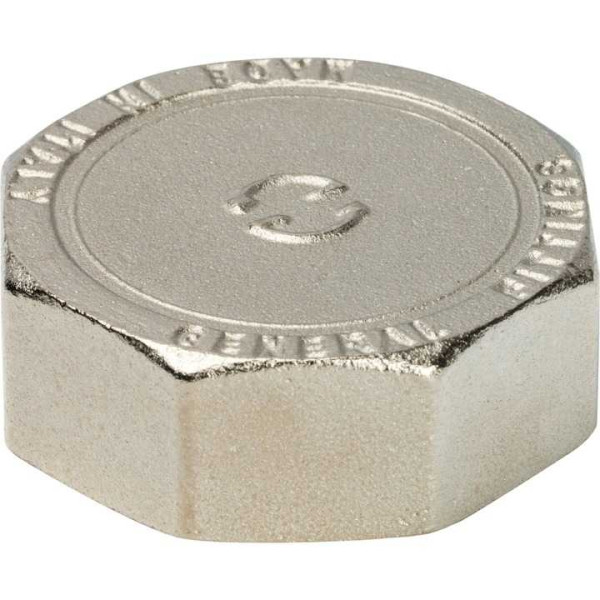 Заглушка 1/2"Н Stout (никель) SFT-0025-000012 Заглушка 1/2"Н Stout (никель) SFT-0025-000012