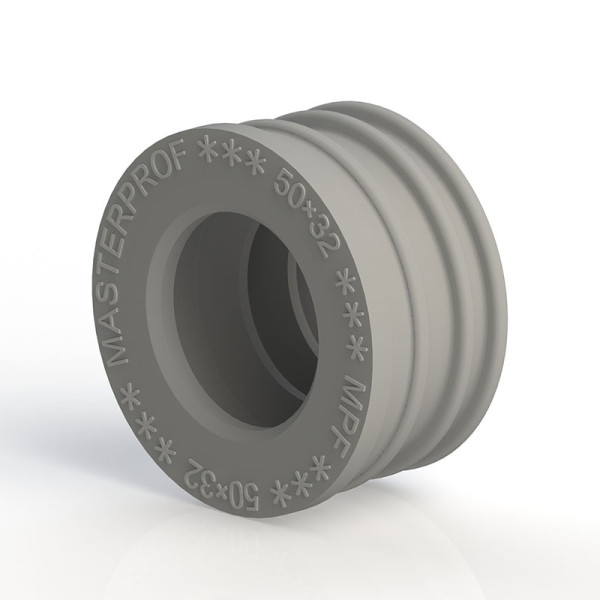 Манжета переходная 50x40 серая (термоэластопласт) Манжета переходная 50x40 серая (термоэластопласт)