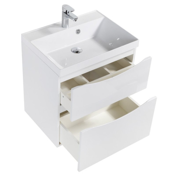 Тумба подвесная BelBagno Marino-H60 90 см Bianco Lucido (Marino-H60-900-2C-SO-BL-P)