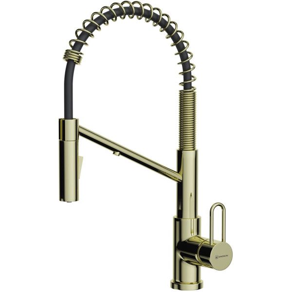 Смеситель для кухни Omoikiri Mikawa 2 Plus-SB-LG светлое золото (4994453)