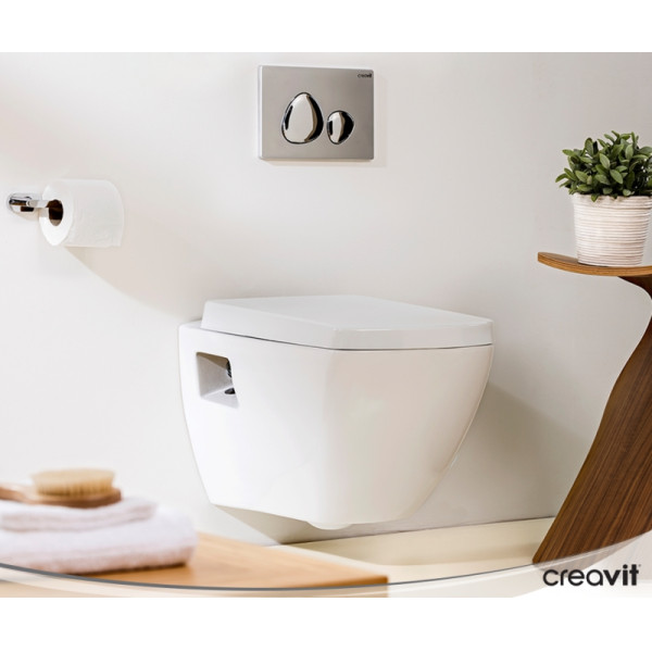 Клавиша смывная Creavit SPA хром глянцевый (GP7004.00) Клавиша смывная Creavit SPA хром глянцевый (GP7004.00)
