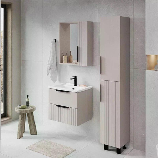 Шкаф зеркальный Viant Сицилия 60 16x60x70 правый без света капучино (VSIC60CAP-ZSH)