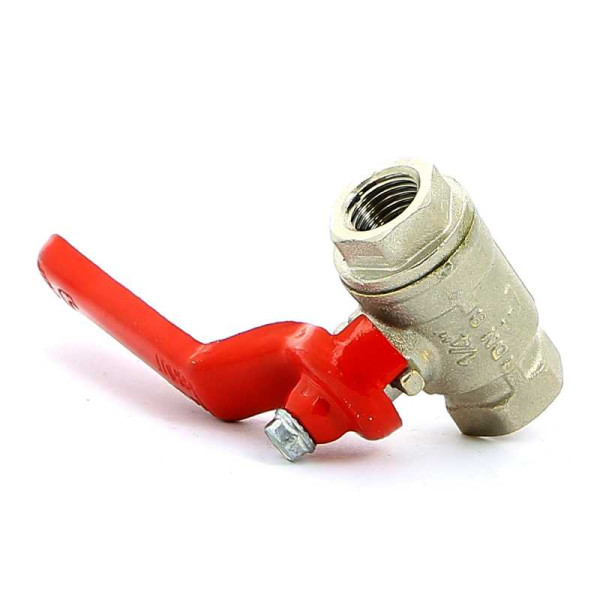 Кран Itap 1/4" ВВ шаровый Ideal (красная ручка) (0900014)