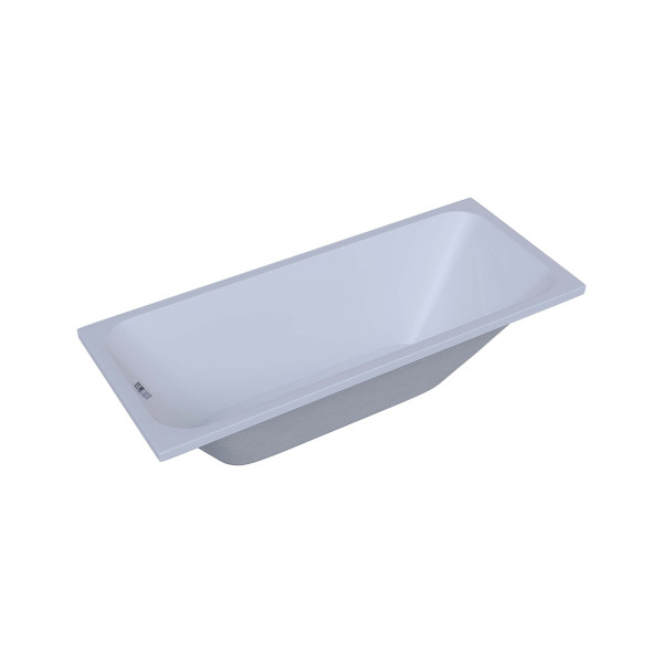 Ванна акриловая Aquatek ECO-Friendly Мия 180x70x44 только чаша без каркаса экрана и слив перелива белая (MIY180-0000007)