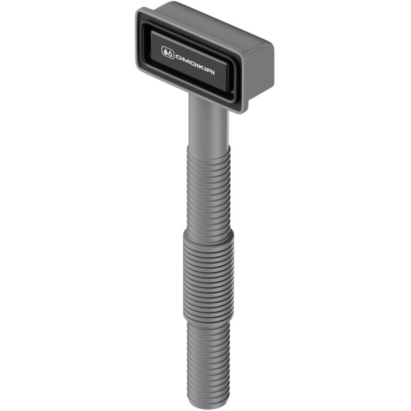 Перелив для арматуры Omoikiri серии WK прямоугольный OV-1-S-GB графит (4998042)