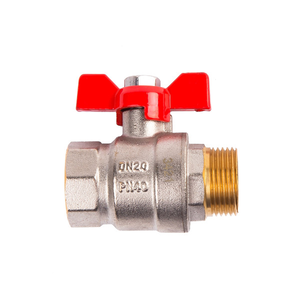 Кран 1" ВН шаровый Arrowhead (красная ручка) (114044)