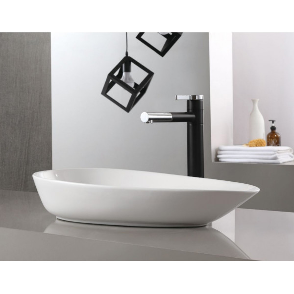 Раковина накладная Abber Bequem 590x360 белый (AC2117) Раковина накладная Abber Bequem 590x360 белый (AC2117)