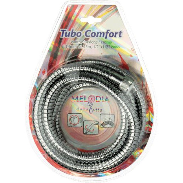 Шланг душевой Melodia EXTRA COMFORT ANTI-TWIST d14 L175 см (MKP34424BL)