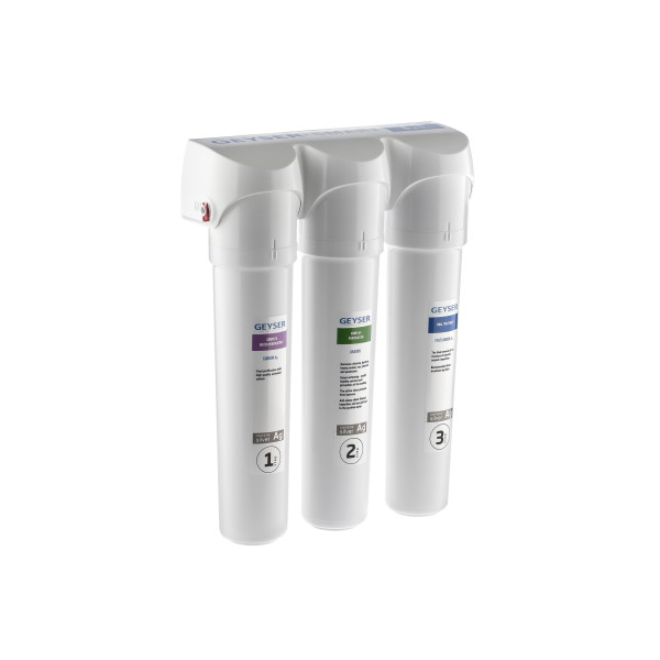 Фильтр под мойку Гейзер Смарт универсальный с краном (с быстросъемными модулями) (11048) Фильтр под мойку Гейзер Смарт универсальный с краном (с быстросъемными модулями) (11048)