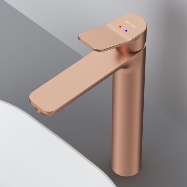 Смеситель для раковины AM.PM X-Joy розовое золото (F85A92044)