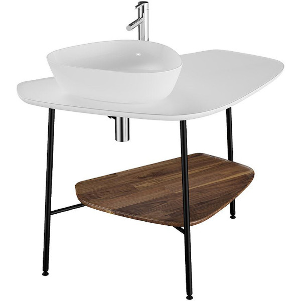 Cтолешница Vitra Plural 100 см левосторонняя, матовый белый (62571) Cтолешница Vitra Plural 100 см левосторонняя, матовый белый (62571)