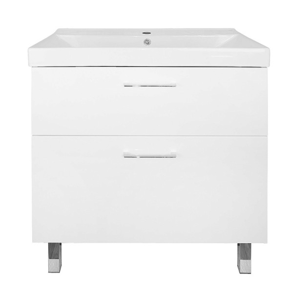 Тумба напольная Azario с раковиной Ника 80 Н с раковиной Tempo 80 (CS00091370) Тумба напольная Azario с раковиной Ника 80 Н с раковиной Tempo 80 (CS00091370)