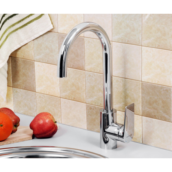 Смеситель для кухни WasserKRAFT Lopau 3207 с поворотным изливом