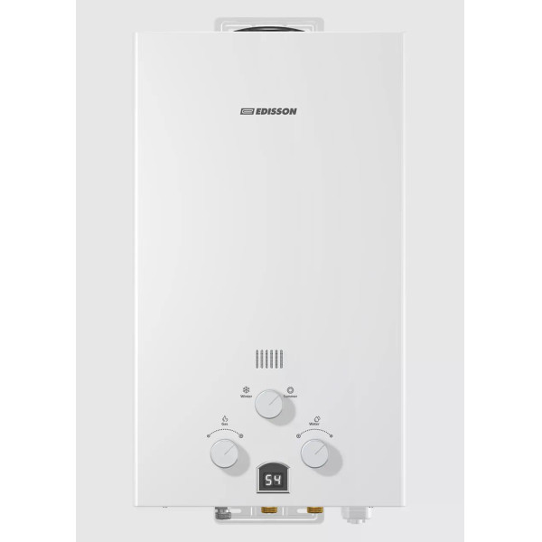 Колонка газовая Edisson Eco E 20 D Pro 20 кВт белая (361502) Колонка газовая Edisson Eco E 20 D Pro 20 кВт белая (361502)
