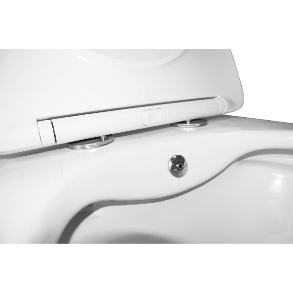 Унитаз подвесной Azario Allegro с функцией биде с сиденьем с микролифтом белый (AZ-3105B)