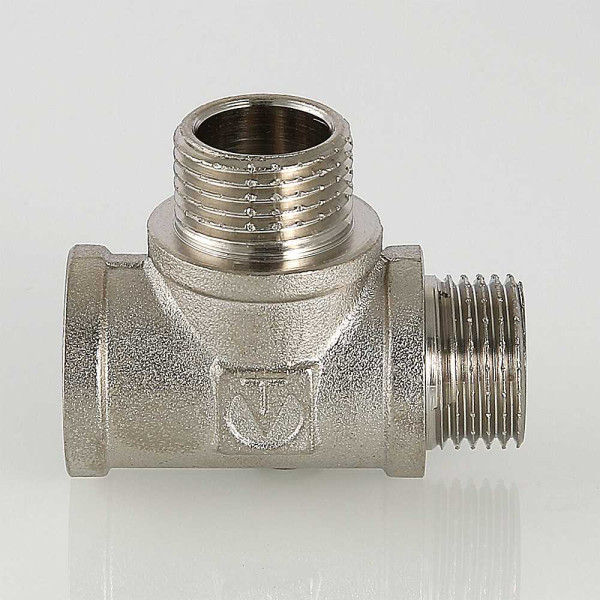 Тройник 1/2" ВНН Valtec (никель) (VTr.133.N.0004)