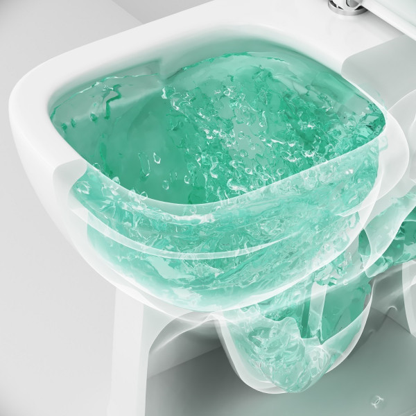 Унитаз-компакт AM.PM Sunny Aquaspin с сиденьем микролифт (C85C8601SC)