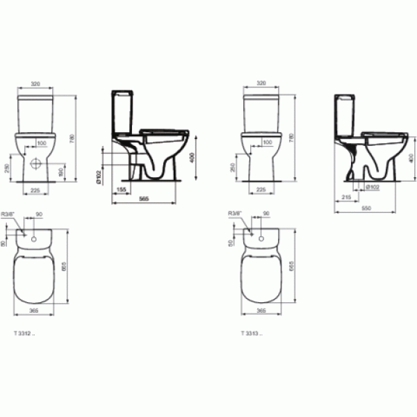 Сиденье для унитаза Ideal Standard Tempo с soft-close (T679301)