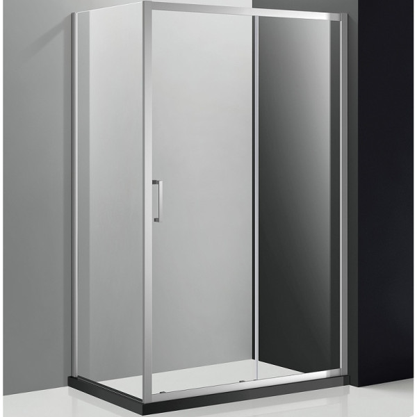 Душевой уголок Cezares Molveno 130x90x195 стекло прозрачное, профиль хром (MOLVENO-AH-11-130/90-C-Cr-IV)