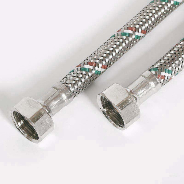 Подводка гибкая Uni-Fitt 400 мм 1/2" ВВ DN 8 оплётка из нерж. стали (500S2004)