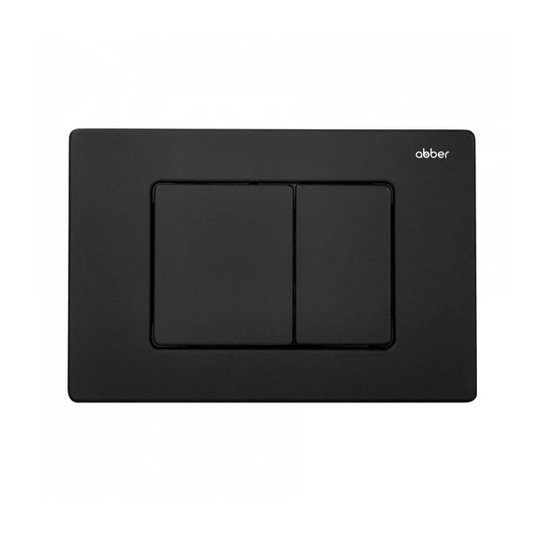 Комплект инсталляция с унитазом и биде Abber с клавишей черная матовый (AC1100MB-AC0105-AC0120MB-AC1150MB-AC0101P)