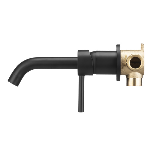 Смеситель для раковины Swedbe Platta встраиваемый черный (5502B) Смеситель для раковины Swedbe Platta встраиваемый черный (5502B)