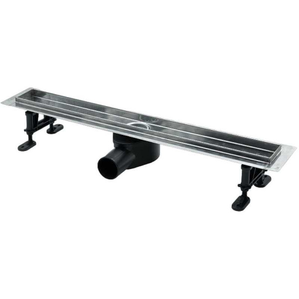 Лоток душевой Timo горизонтальный DP20 860x119xDN50 без решетки, нерж.ст. (DP20-800)