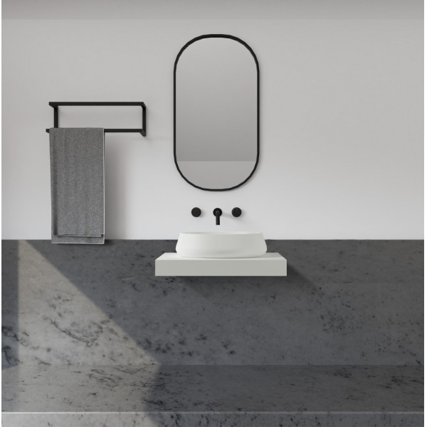 Раковина накладная Abber Stein 600x420 белый матовый (AS2605) Раковина накладная Abber Stein 600x420 белый матовый (AS2605)