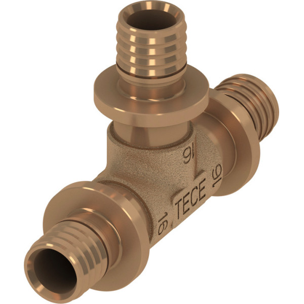 Тройник 90° TECEflex 25х25х25 мм. (бронза) (710125) Тройник 90° TECEflex 25х25х25 мм. (бронза) (710125)