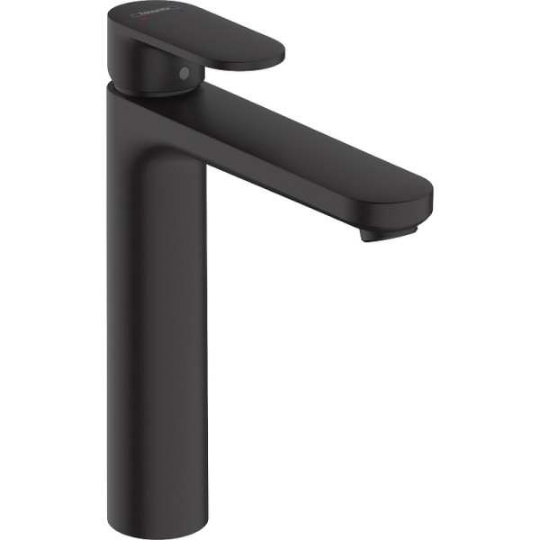 Смеситель для раковины Hansgrohe Vernis Blend черный, с донным клапаном (71552670)