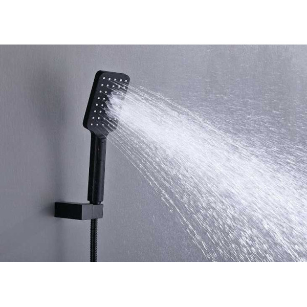 Смеситель для ванны и душа Timo Torne золотой, лейка душевая 2 режима, шланг для душа, держатель (4314/02Y)