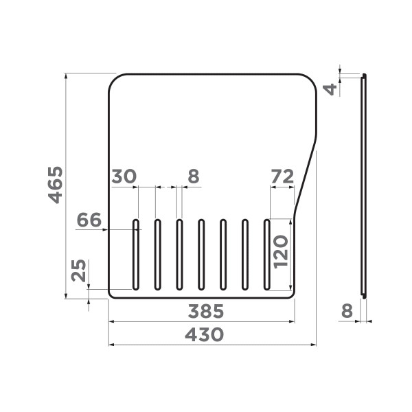 Доска для мойки Omoikiri 430х465 CB-MARU-86 дуб (4999030) Доска для мойки Omoikiri 430х465 CB-MARU-86 дуб (4999030)