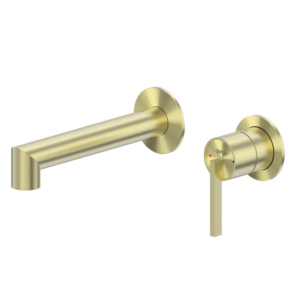 Смеситель для раковины Abber Perfekte 316 скрытый монтаж золото брашированное (AF8A12BG)