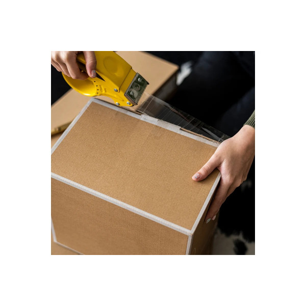 Лента клейкая упаковочная Aviora 50 мм х 66 м (прозрачная)  (301-001)