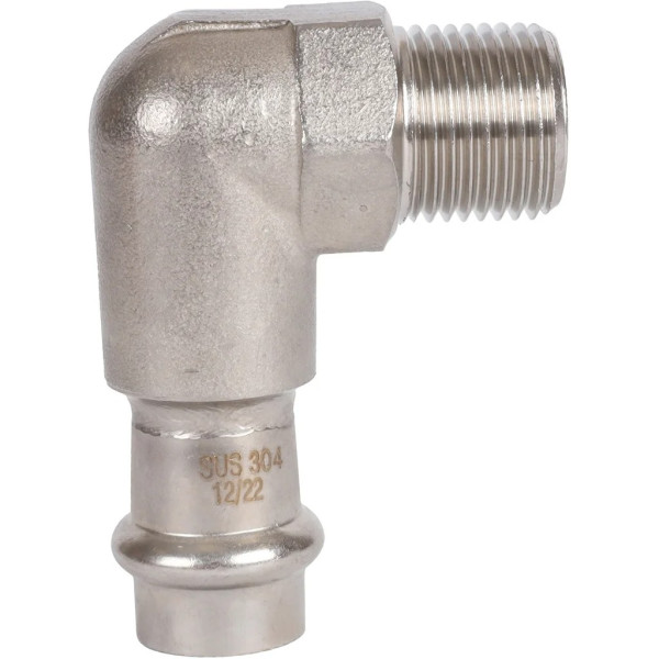 Переход угловой 15х1/2"Н Rommer из нержавеющей стали (пресс) (RSS-0010-001512) Переход угловой 15х1/2"Н Rommer из нержавеющей стали (пресс) (RSS-0010-001512)