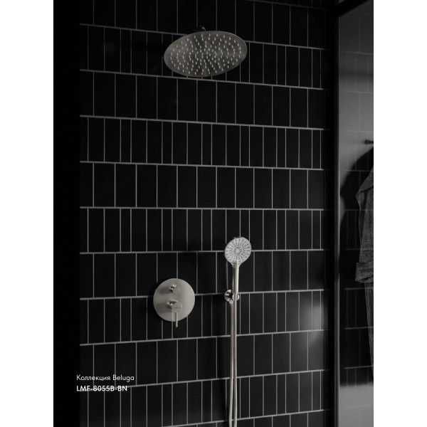 Душевая система Lemark Beluga встраиваемый хром (LMF-8055B-BN)